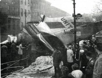 Park Slope plane crash photo