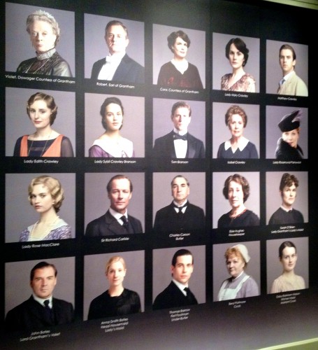 The Downton Abbey leading actors.