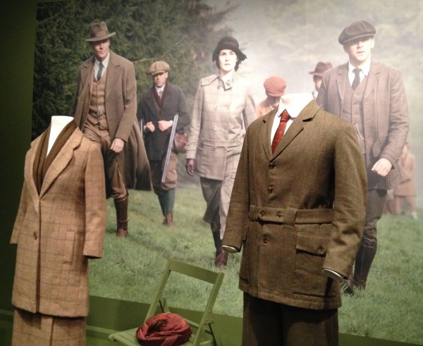 The hunt was an important part of English estate life; here two of the costumes worn on the hunt.