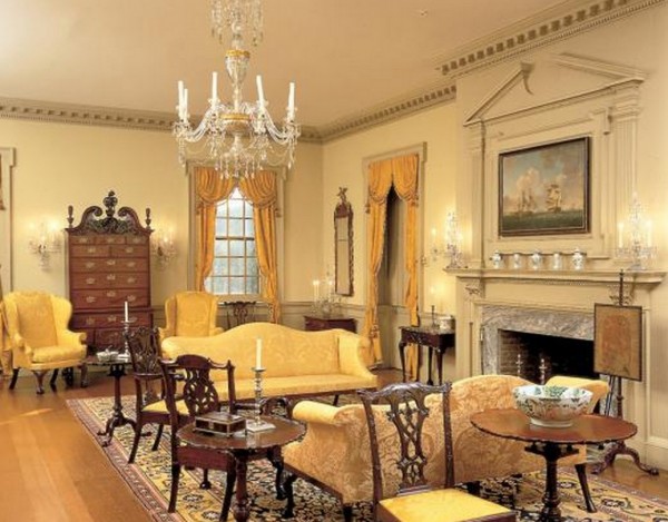 The Port Royal Parlor at Winterthur gives you an idea of the many decorated rooms throughout the museum.