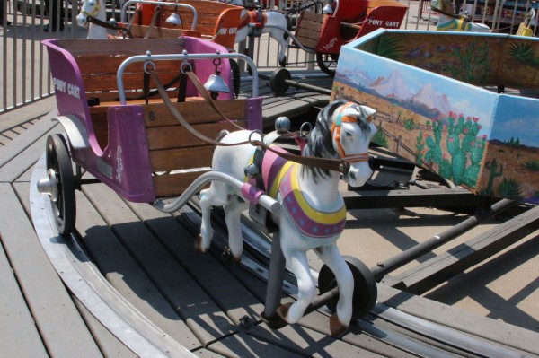 A Pony Cart at the Wonder Wheel. We have one of these in our Green-Wood