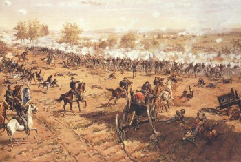 Battle of Gettysburg by De Thulstrup