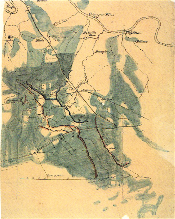 1864 MI MAP Three Rivers Traverse City Trenton Troy Walker Walled Lake Warren 