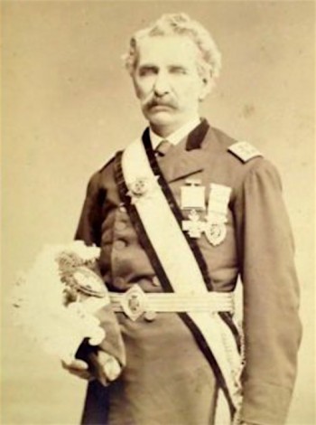 Charles Roome in his Masosnic uniform