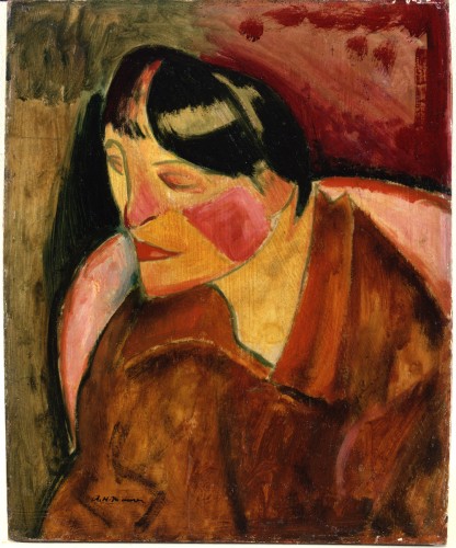 "Head of a Woman." C. 1908. Myron Kunin Collection of American Art.