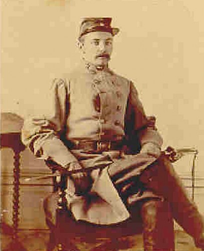 Confederate Captain Reid Sanders, who was captured by the Weehawken and died in prison.