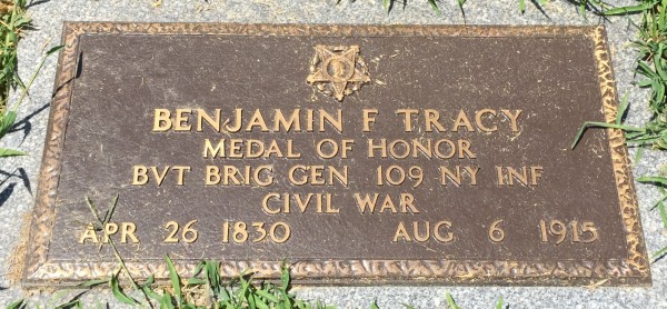 Benjamin Franklin Tracy's Medal of Honor plaque.