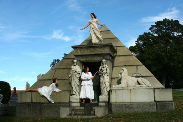 The Van Ness-Parsons Pyramid, also by Canfield, during a performance of "Angels and Accordions" a few years ago.