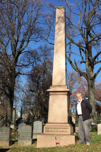 I looked at this obelisk and couldn't quite figure out why it was more expensive that other more-elaborately carved monuments. But, when i re-checked the order book, I noticed that the entry was for "Scotch Peterhead Granite Monument" at $1100 (the equivalent of $30,467 today). It turns out that Scotch Peterhead granite was a choice red--and a buyer paid a premium for it.