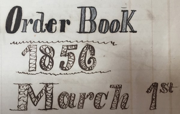 This was the first indication that this book dated from the mid-19th century.