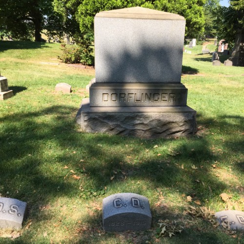 Conrad Dorflinger's Green-Wood grave.