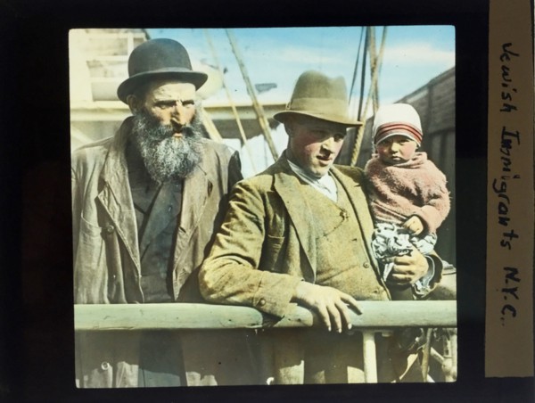 Jewish Immigrants at Ellis Island, circa 1905. 