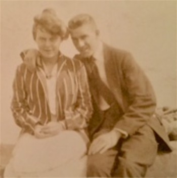Herbert Lovell and his wife, Alice M. Wolff, circa 1920
