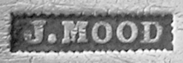 Silversmith John Mood's mark.