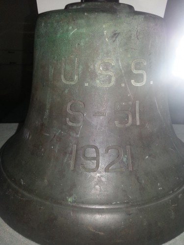 The salvaged bell of the S-51.