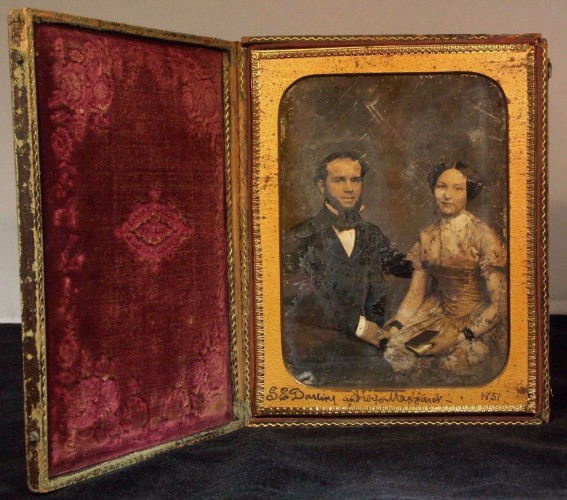 Another view of the daguerreotype.