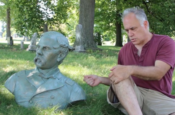 The bronze bust of Thomas Francis Meagher, and it brilliant sculptor, Michael Keropian, talking about his work.
