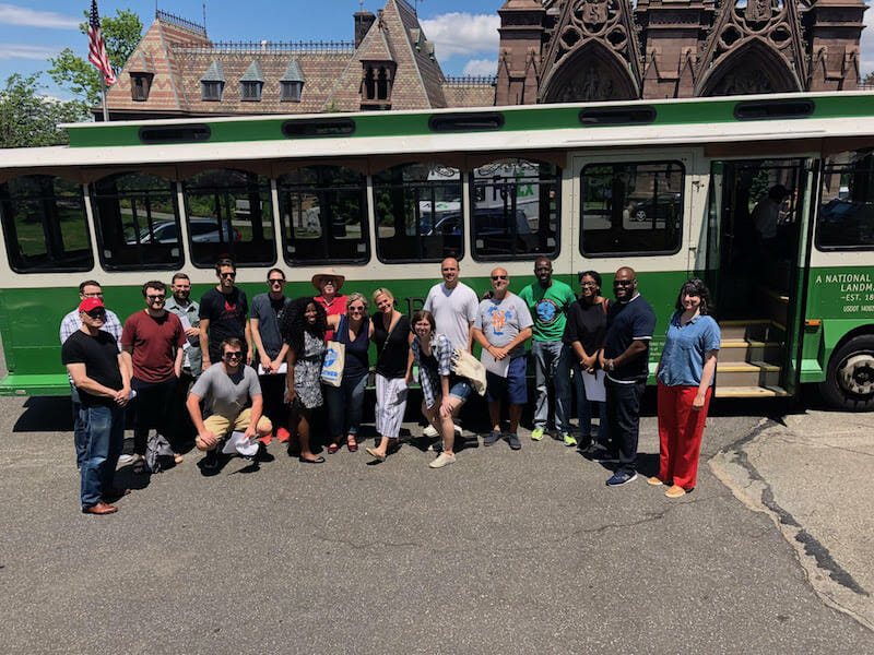 Chancellor’s Day PD Teachers Trolley Tours GreenWood