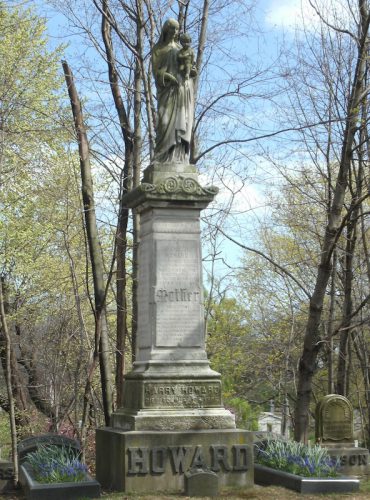 howard grave monument