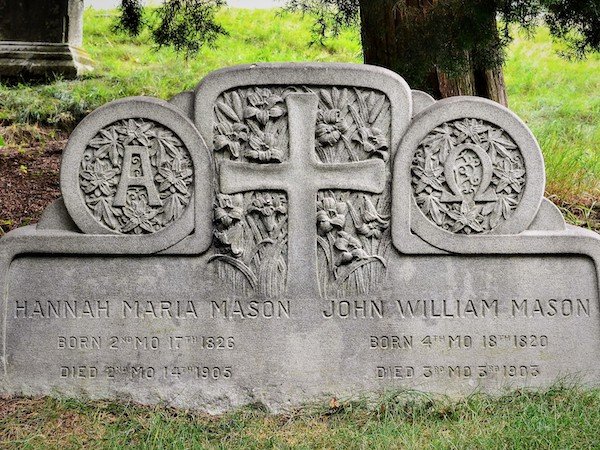 tiffany designed gravestone