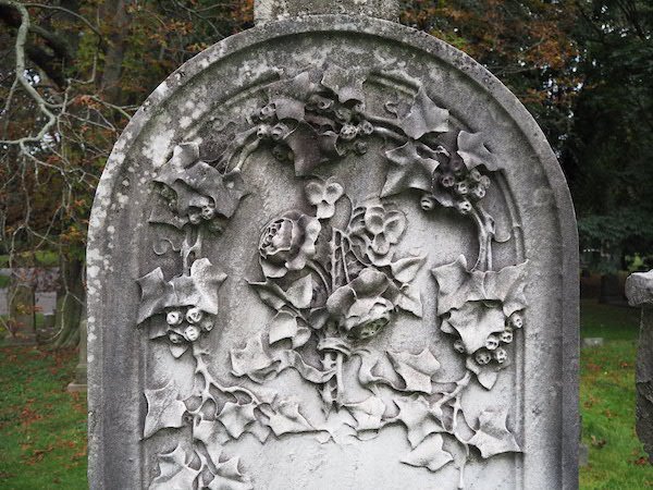 grave floral symbols