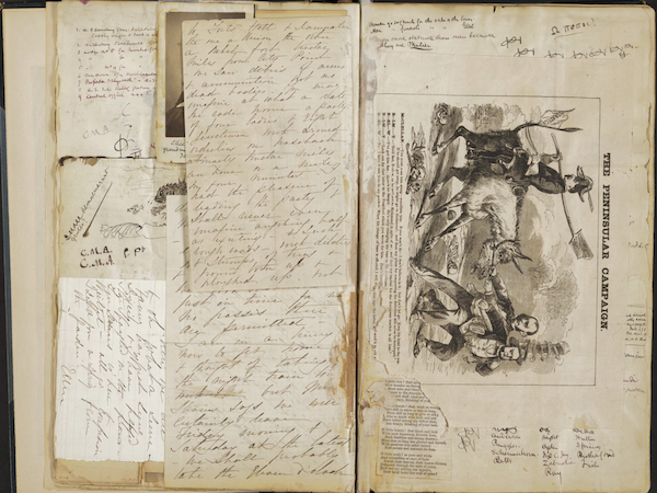 civil war diary scraps
