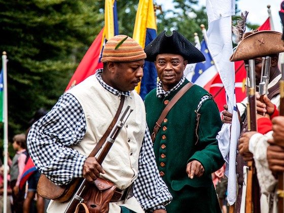 battle reenactors