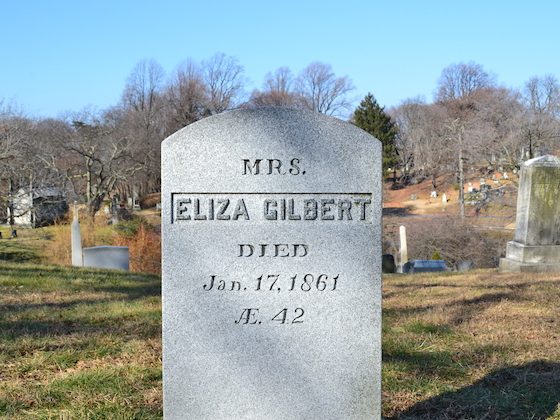 eliza gilbert gravestone