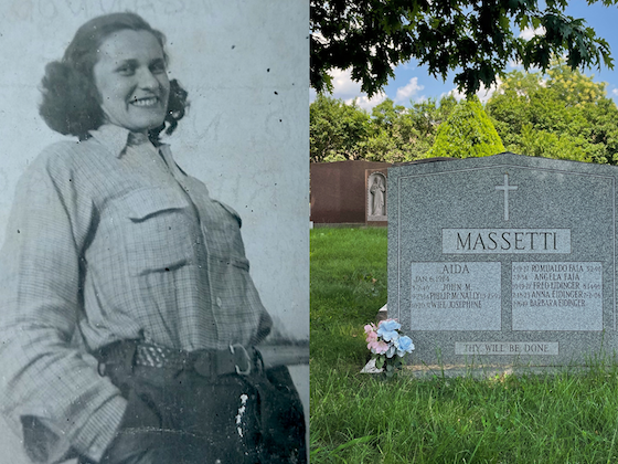 wwii photo and grave