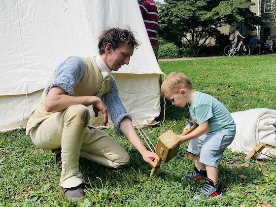 child tent staking