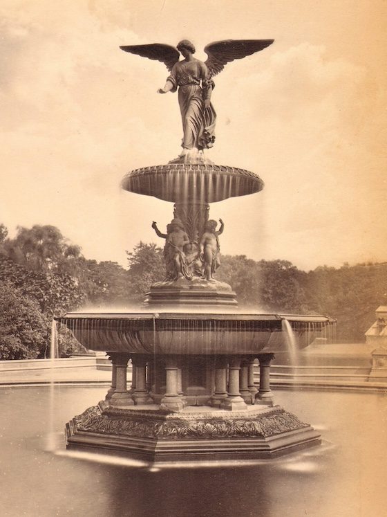 angel of the waters fountain statue