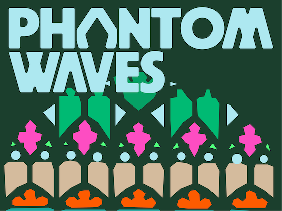 phantom waves chapel stained glass graphic