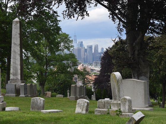 green-wood nyc skyline view