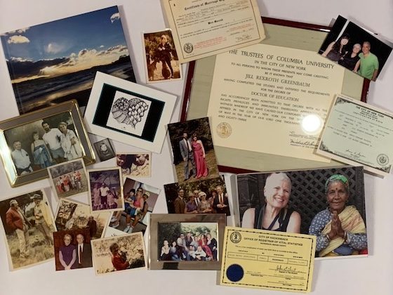 mementos photos collage