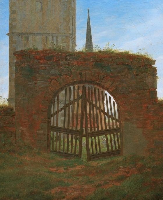 Caspar David Friedrich, The Cemetery Gate