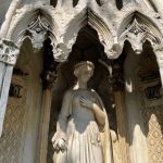 victorian woman statue