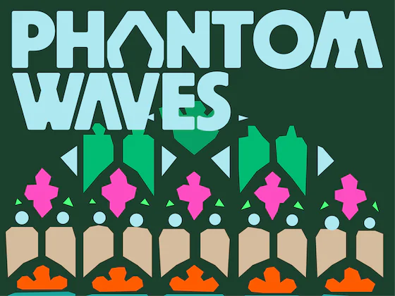 phantom waves chapel stained glass graphic